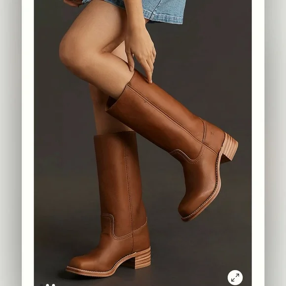 Frye Campus 14L Boots saddle Size 9 In Excellent Condition - Picture 2 of 8